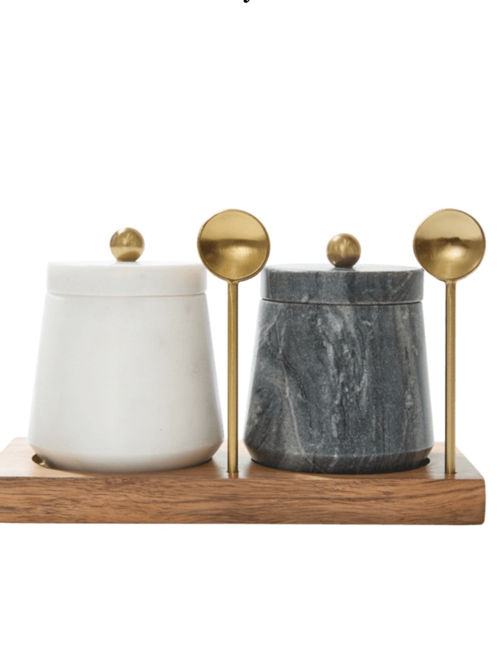Cravings Marble condiment set by Chrissy Teigen. NIB